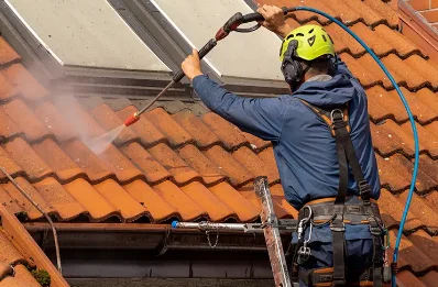 Démoussage et hydrofuge de toiture à Enchastrayes